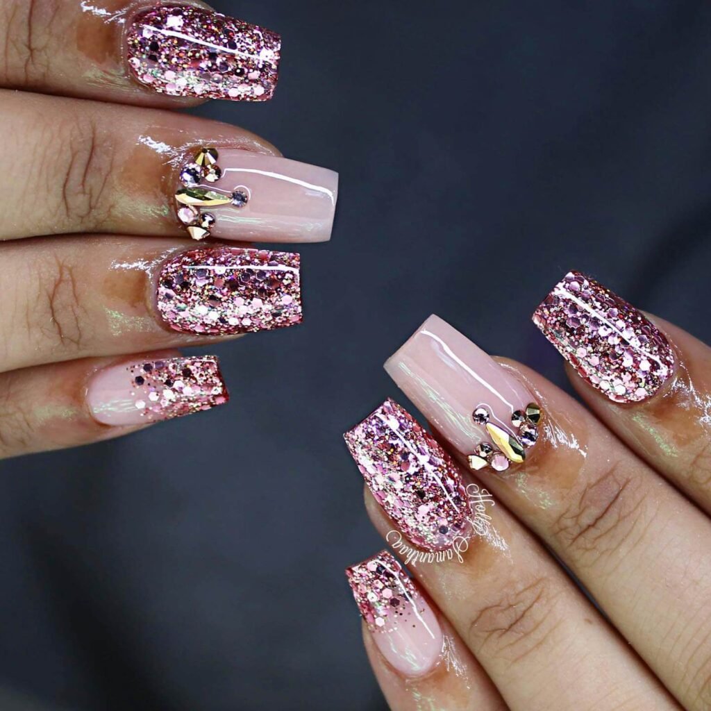 rose gold nails 17 - Rose gold nails are the epitome of elegance and versatility, offering a perfect blend of femininity and sophistication. This stunning nail trend has taken the beauty world by storm, combining soft pink hues with a metallic gold shimmer to create a look that suits every occasion.
