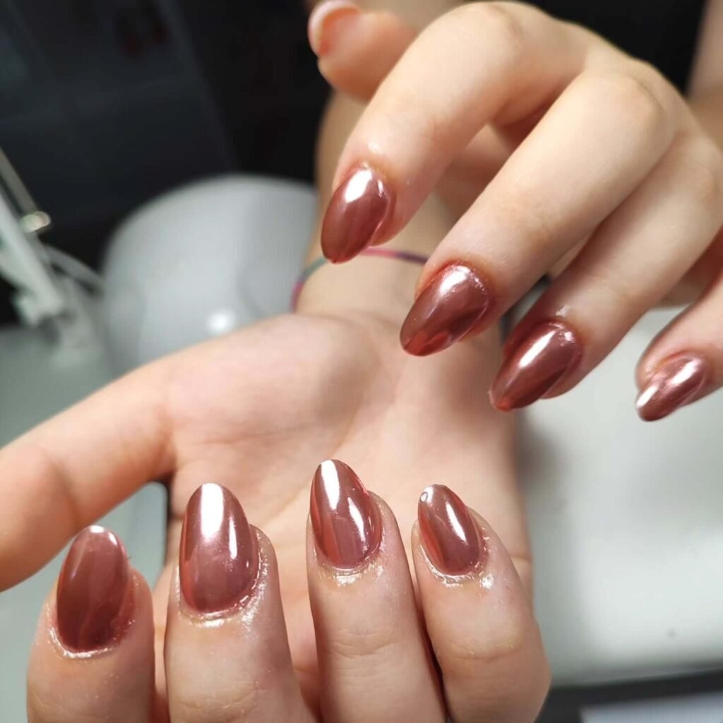 rose gold nails 2 - Rose gold nails are the epitome of elegance and versatility, offering a perfect blend of femininity and sophistication. This stunning nail trend has taken the beauty world by storm, combining soft pink hues with a metallic gold shimmer to create a look that suits every occasion.