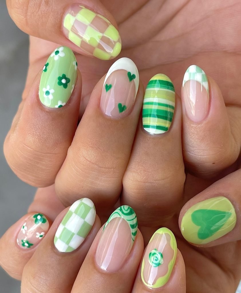 03 Short Maximalist Nails - Short maximalist nail designs prove that bold, extravagant nail art isn't just for long nails. Even with a shorter length, you can rock short maximalist nail designs packed with vibrant colors, intricate patterns, and eye-catching embellishments.