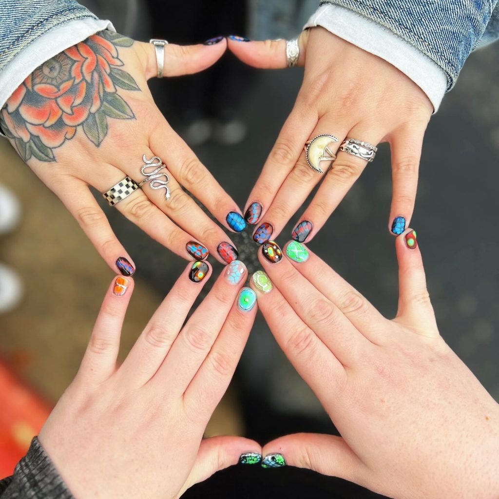 13 Short Maximalist Nails - Short maximalist nail designs prove that bold, extravagant nail art isn't just for long nails. Even with a shorter length, you can rock short maximalist nail designs packed with vibrant colors, intricate patterns, and eye-catching embellishments.
