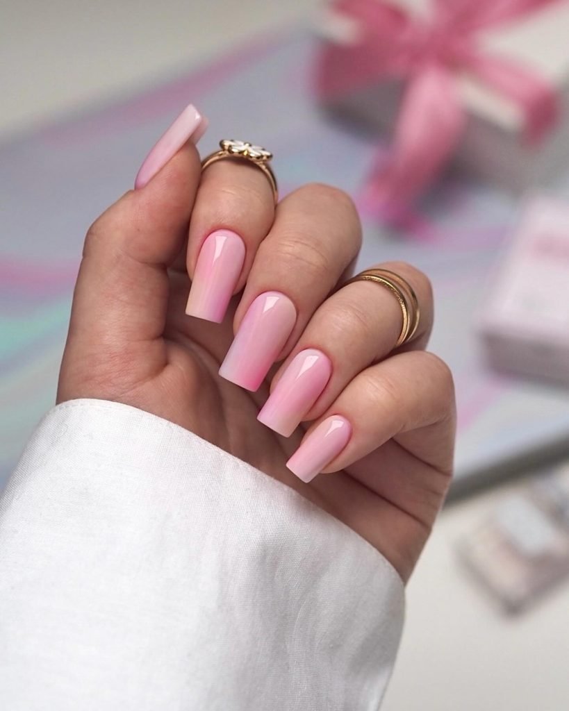 00001 Simple pink nails - I’ve always loved pink nail ideas, especially when they’re elegant and simple because it bring out a soft, classy vibe without being too loud. The way simple pink nails look on your hands, it’s like they whispers sophistication while still being playful.