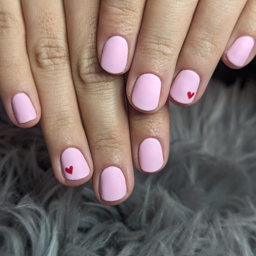 00009 Simple pink nails - I’ve always loved pink nail ideas, especially when they’re elegant and simple because it bring out a soft, classy vibe without being too loud. The way simple pink nails look on your hands, it’s like they whispers sophistication while still being playful.