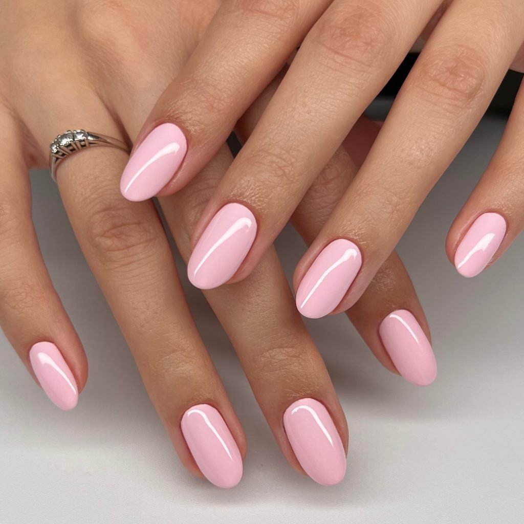 00010 Simple pink nails - I’ve always loved pink nail ideas, especially when they’re elegant and simple because it bring out a soft, classy vibe without being too loud. The way simple pink nails look on your hands, it’s like they whispers sophistication while still being playful.
