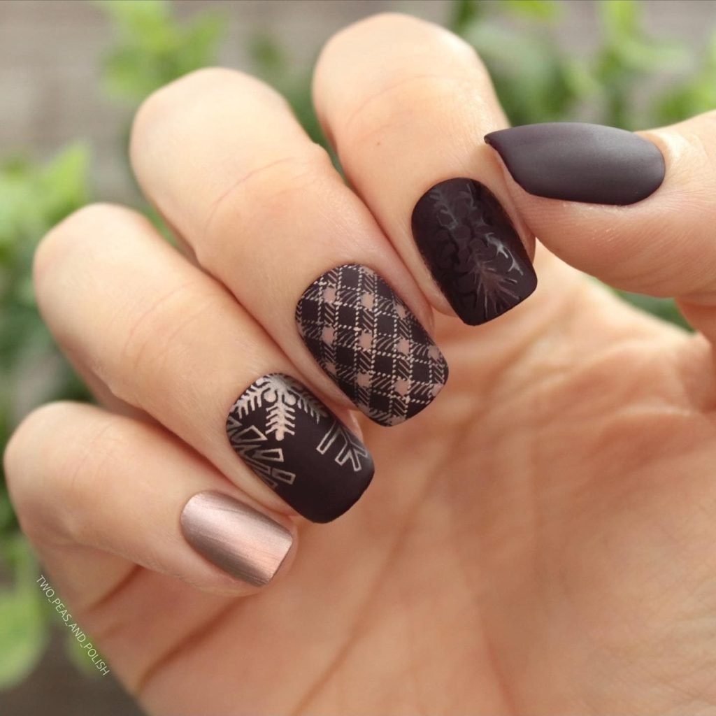 00004 Matte Brown Nails - I’ve always been obsessed with trying new nail trends, and nothing makes me feel more confident than Matte Brown Nail Designs. There’s something irresistibly chic about Matte Brown Nail Designs, whether you choose soft latte shades or rich chocolate tones.