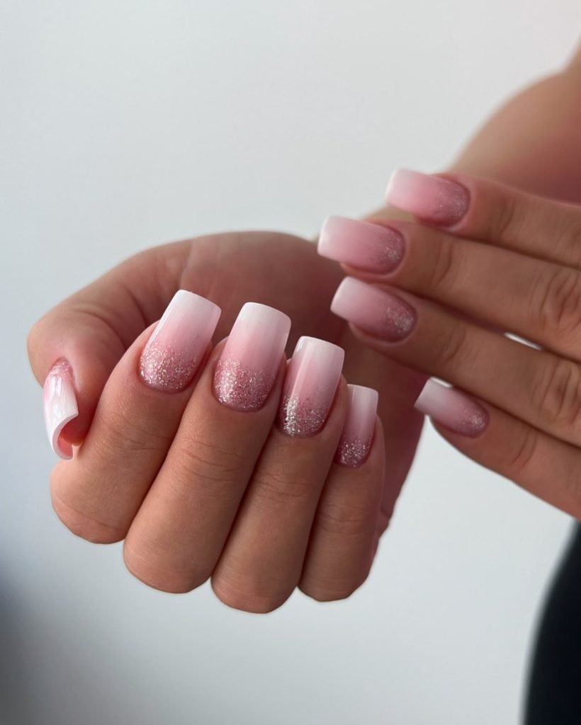 00009 French Ombre Nails - Ever since I stumbled upon French Ombre Nails at my cousin’s wedding, I’ve been obsessed with how French Ombre Nails blend elegance and modern flair so effortlessly. There’s just something magical about the soft fade of pinks and whites in French Ombre Nails, giving nails a polished look that’s chic yet understated.