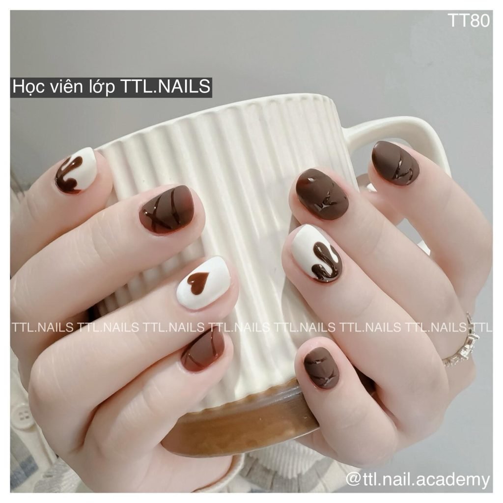 00009 Matte Brown Nails - I’ve always been obsessed with trying new nail trends, and nothing makes me feel more confident than Matte Brown Nail Designs. There’s something irresistibly chic about Matte Brown Nail Designs, whether you choose soft latte shades or rich chocolate tones.