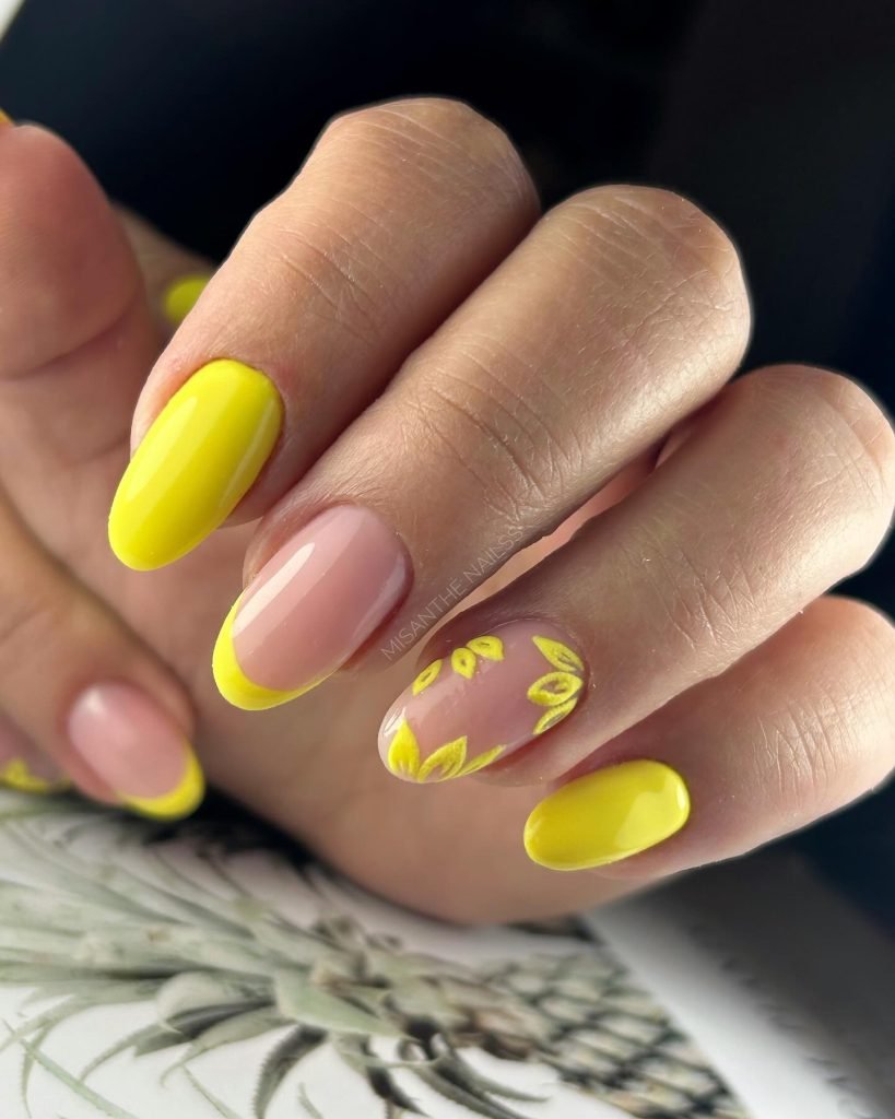 00010 Yellow Flower Nails - Whenever I think of summer, sunshine, and all things bright, I instantly picture Yellow Nails With Flowers shining under the sun. The first time I tried Yellow Nails With Flowers, it reminded me of my grandmother’s vibrant marigold garden, where each petal felt like a burst of joy.