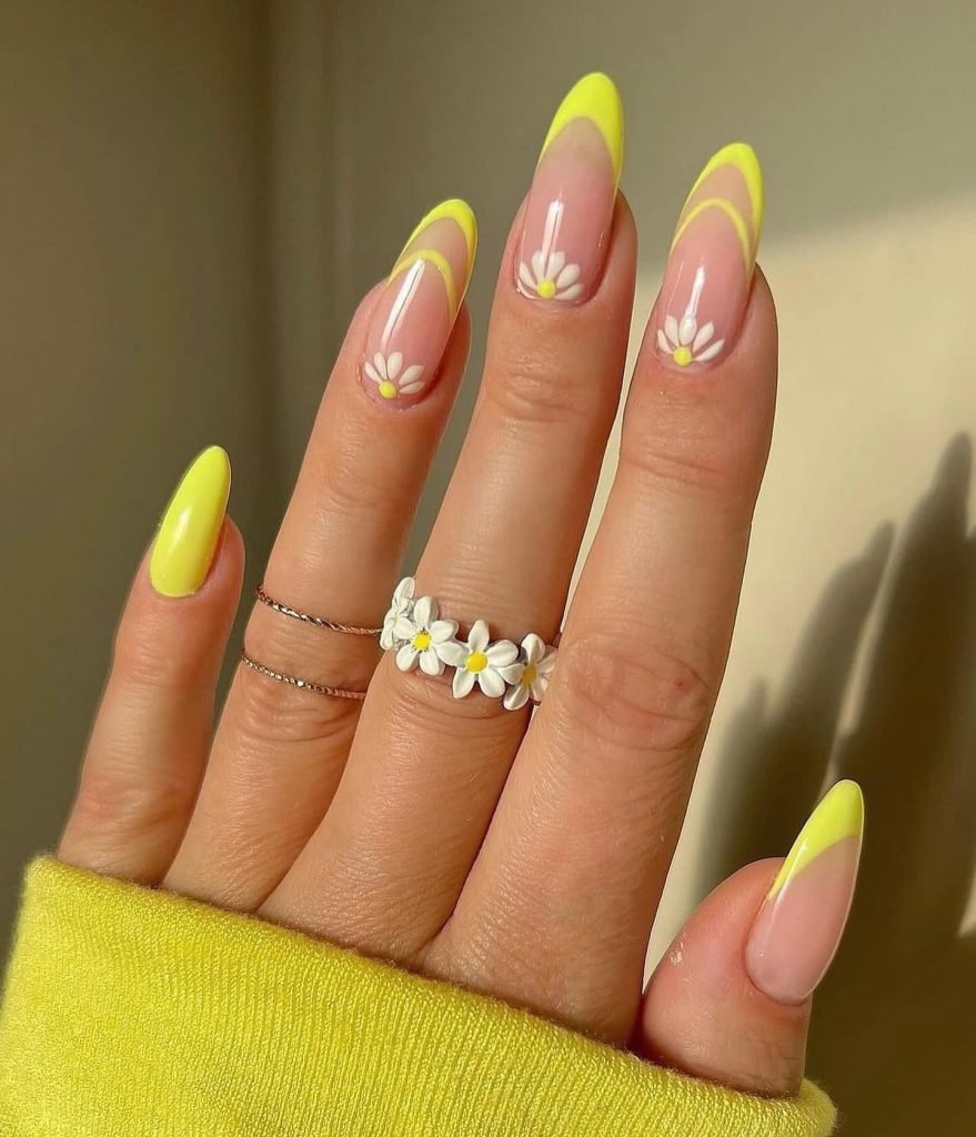 00011 French Nails with Flowers - Ever since I was a teen experimenting with nail art, French Nails With Flower Design has been my go-to style for adding a touch of elegance and charm. There’s something timeless about French Nails With Flower Design, blending the classic white tips with delicate floral patterns that make my hands feel instantly graceful.