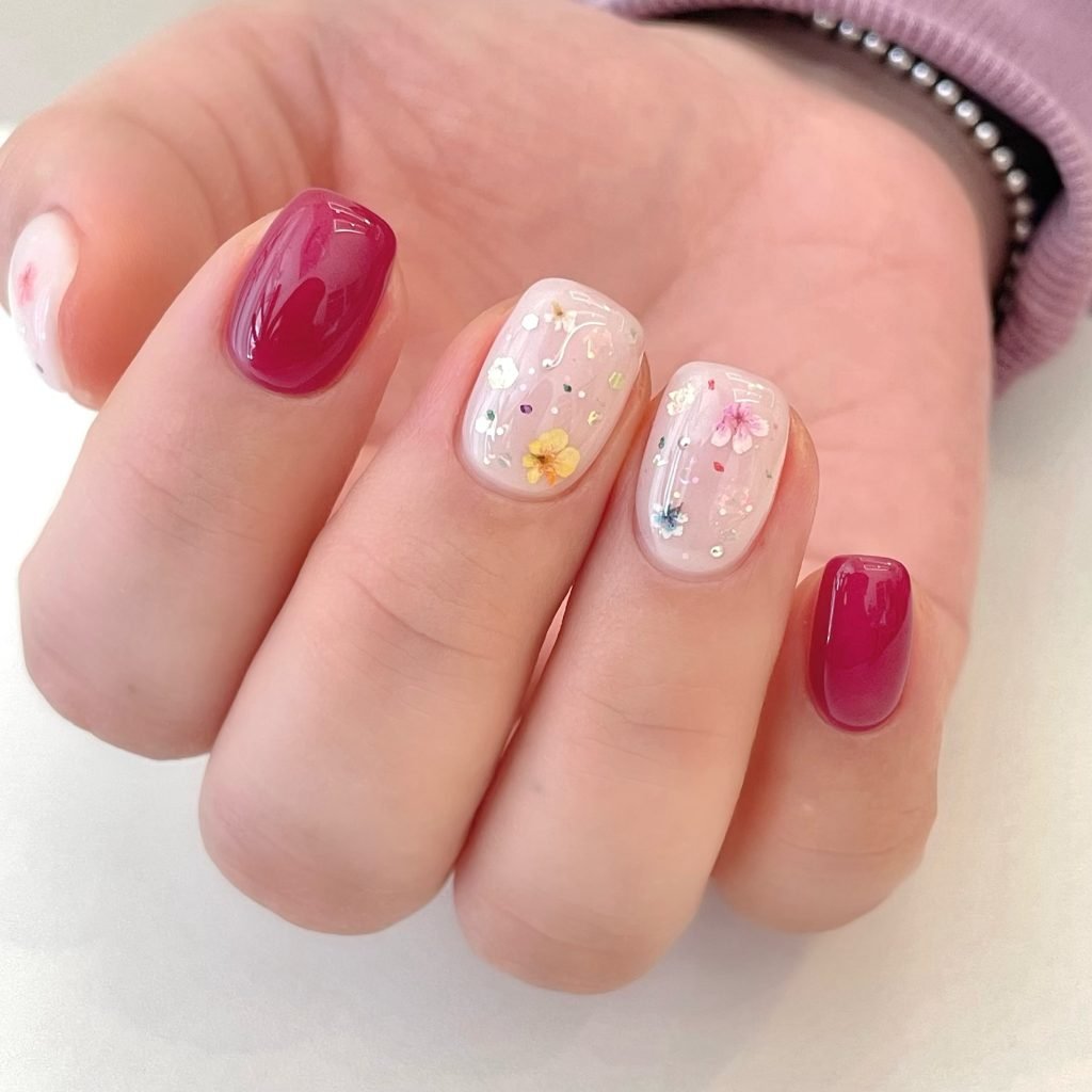 00011 Short Gel Nails - I’ve always been obsessed with Short Gel Nail Ideas, ever since I tried my first set of short gel nails before a cousin’s wedding. The shine, the neat shape, and the low-maintenance vibes made me fall in love with Short Gel Nail Ideas instantly.