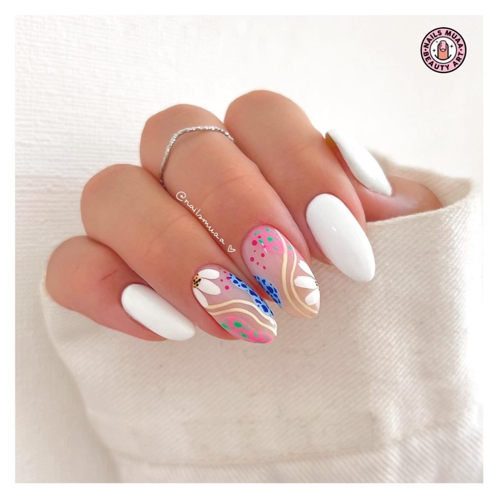 00017 Bright Summer Nails - When the sun blazes high, there’s nothing I love more than switching up my manicure with Bright Nail Designs for Summer. Last year, I tried Bright Nail Designs for Summer with neon pinks and citrusy oranges, and everywhere I went, people asked where I’d gotten my nails done.