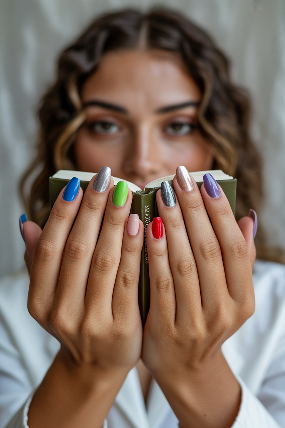 Glowstick Drip Gradient With Chrome Edges