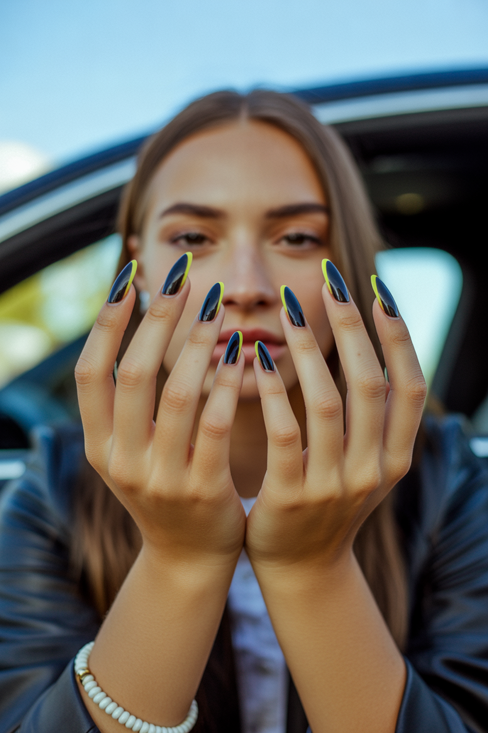 Watermelon Sorbet Fade With Black Seeds