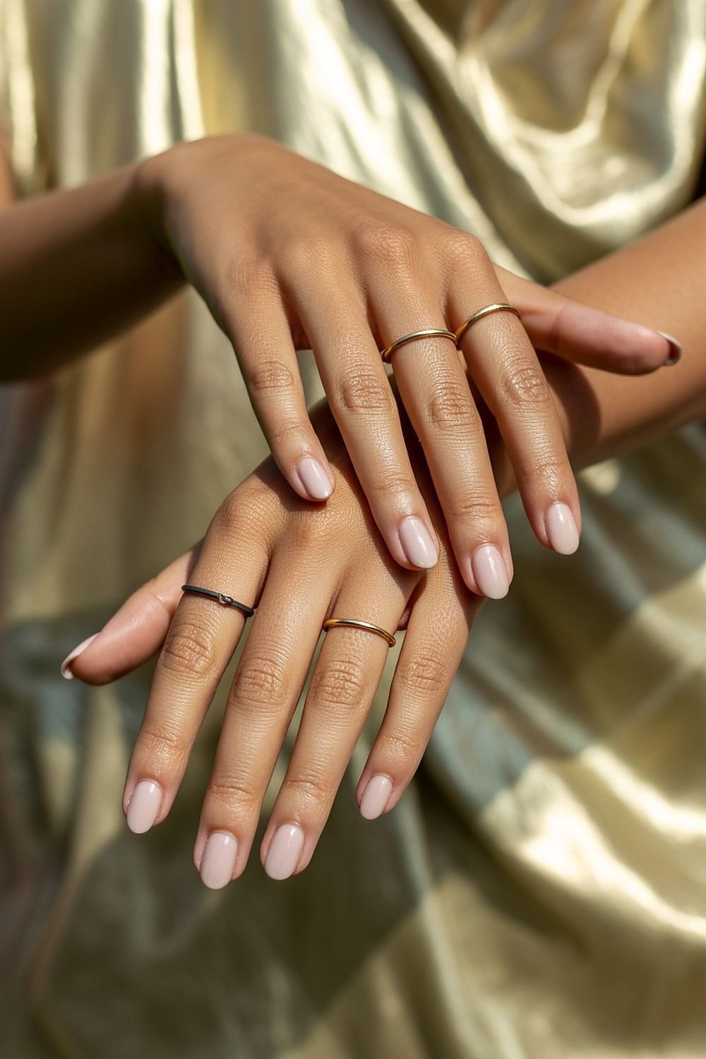 Maroon And Tortoiseshell Accent Ring Finger