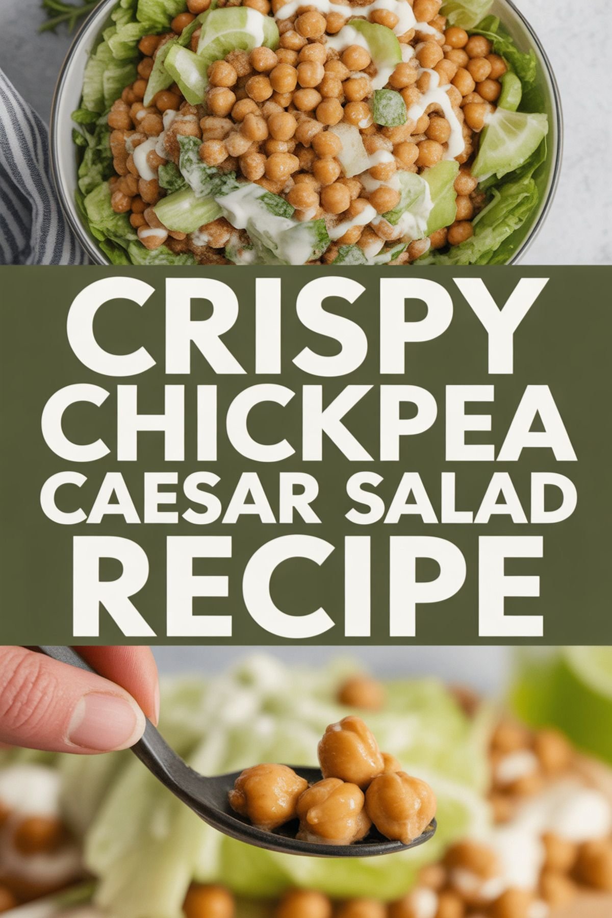 Crispy Chickpea Caesar Salad Recipe recipe idea in stylish layout