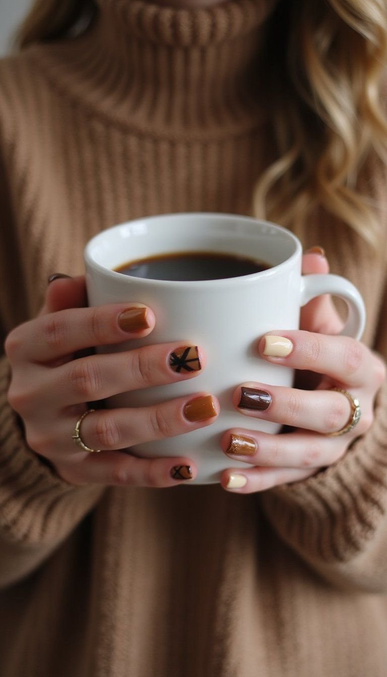 Mocha Plaid Accent For Cozy Fall Vibes