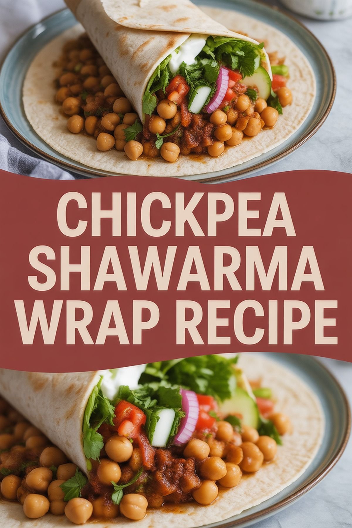 Chickpea Shawarma Wrap Recipe recipe idea in stylish layout