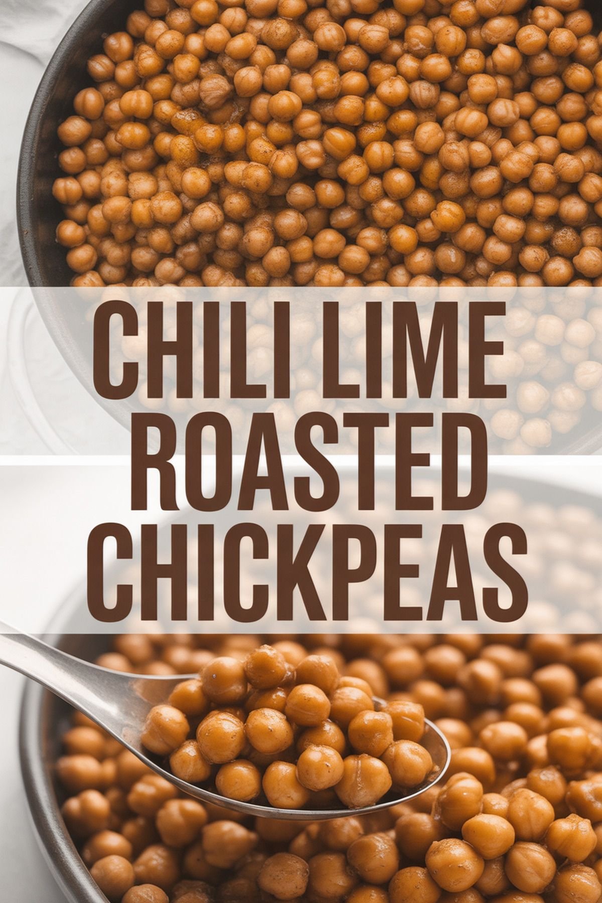 Chili Lime Roasted Chickpeas recipe idea in stylish layout