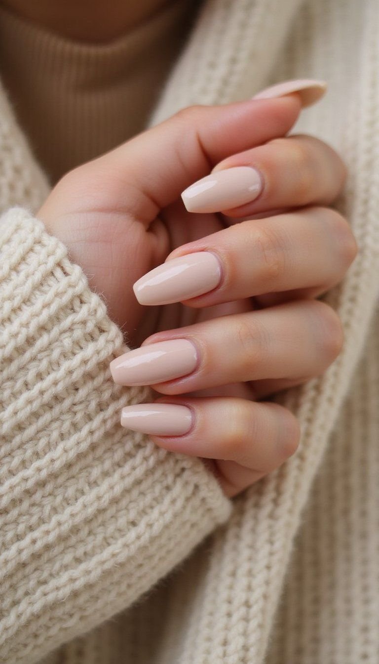 3D Full Knit Acrylics In Creamy Tones