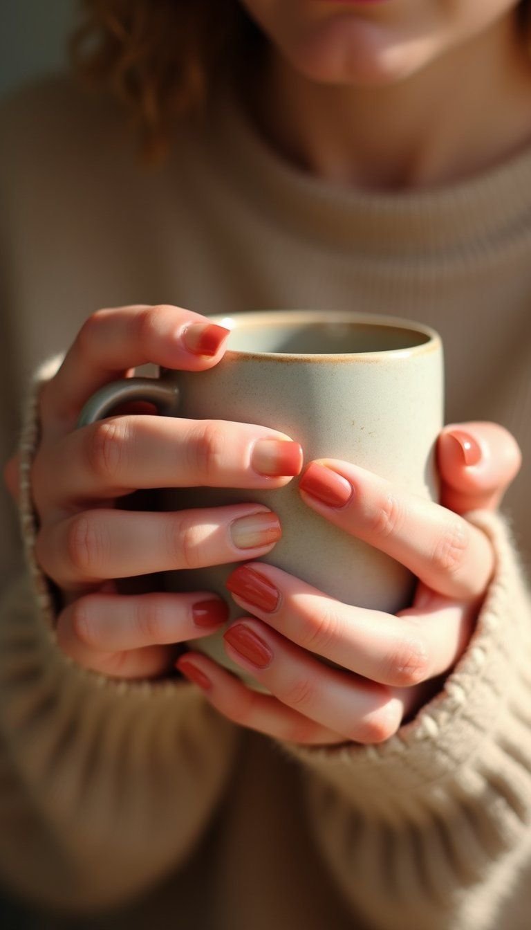 Classic Terracotta French Ombre For Everyday Chic