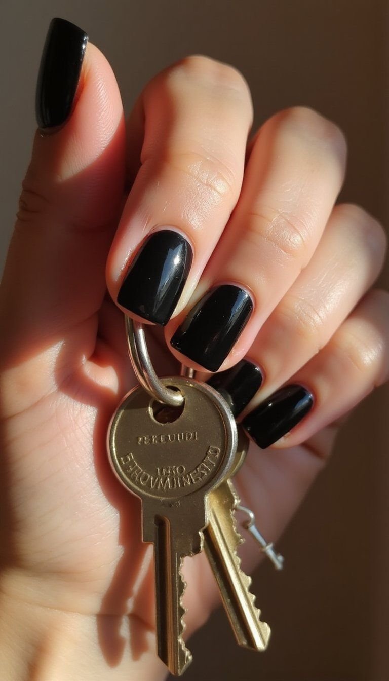 Micro Check Chic For Very Short Nails