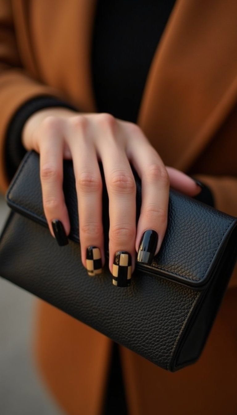 Reverse Color Block Checkerboard For Contrast