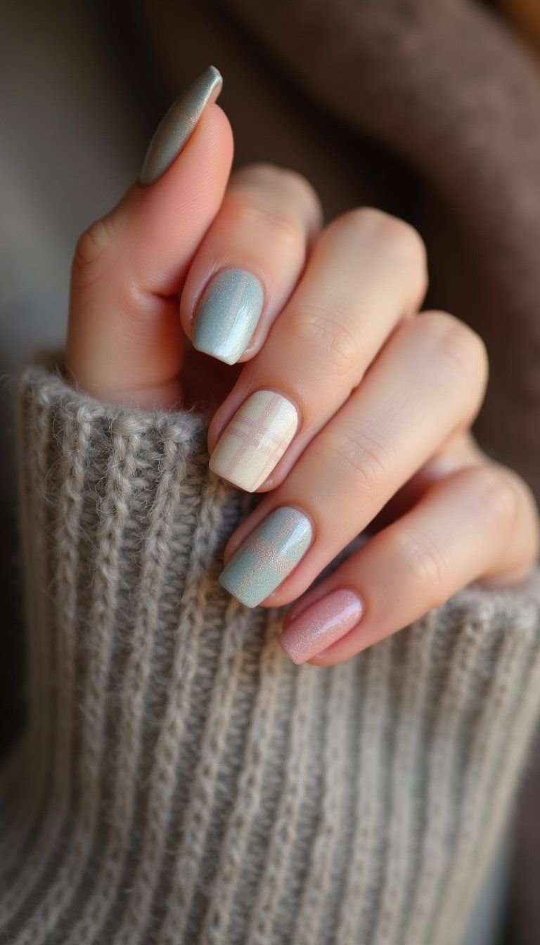 Soft Plaid Pastel Skittle For Cozy Winter Vibes