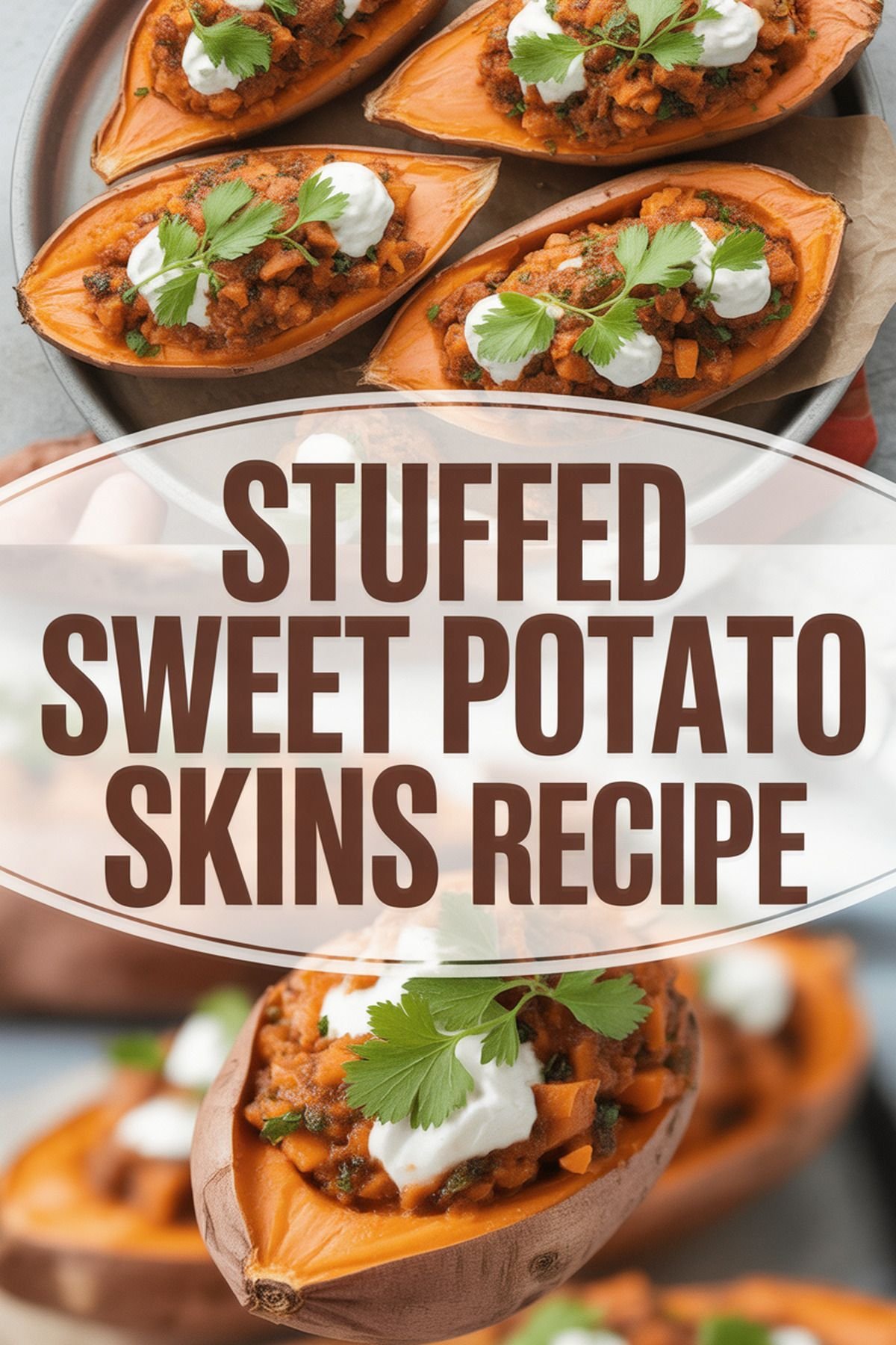Stuffed Sweet Potato Skins Recipe recipe idea in stylish layout