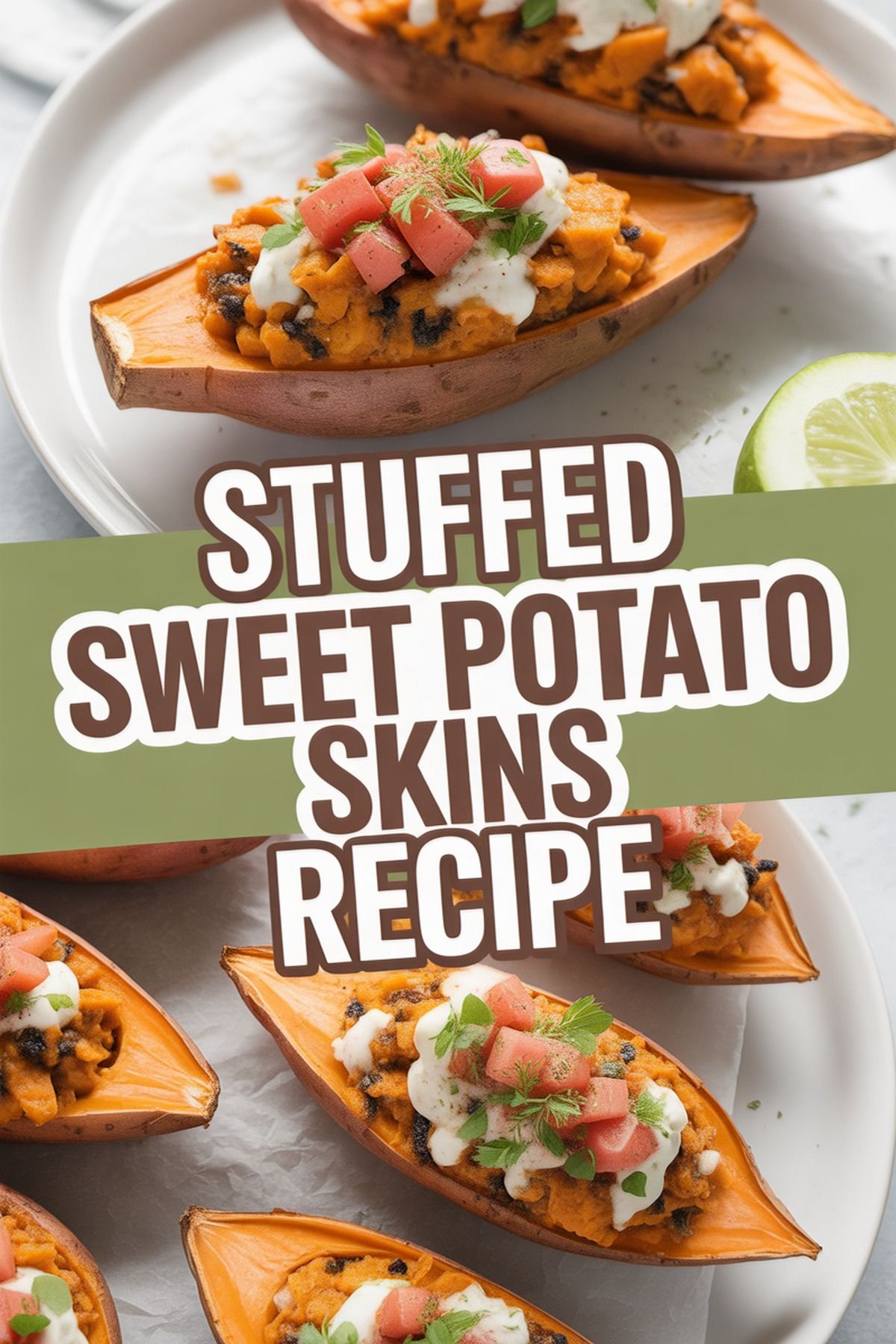 Stuffed Sweet Potato Skins Recipe recipe idea in stylish layout