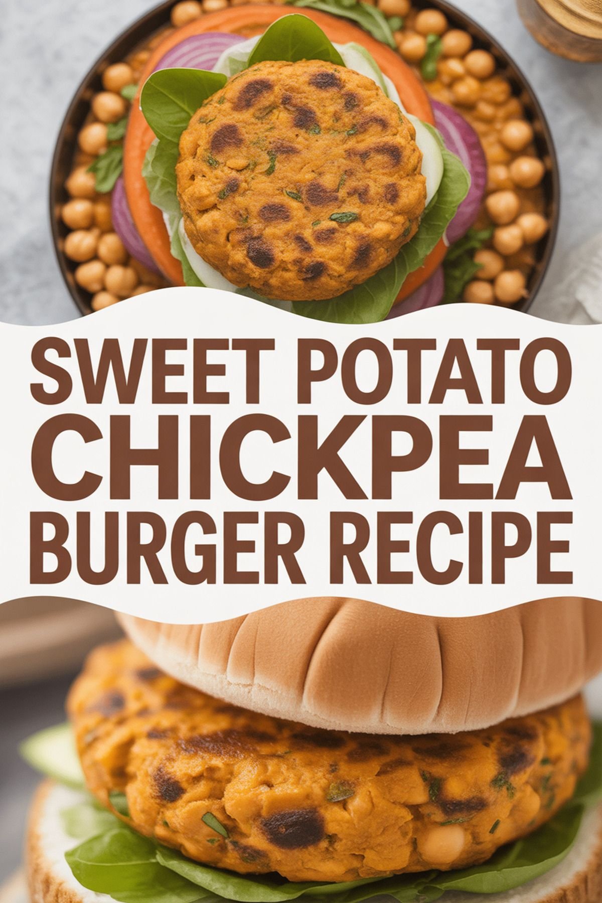 Sweet Potato Chickpea Burger Recipe recipe idea in stylish layout