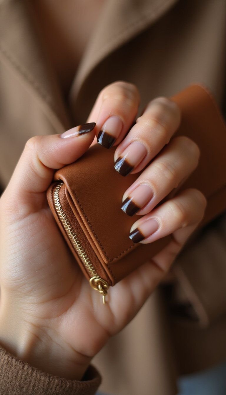 Chocolate Ombre Fade From Latte To Dark Cocoa