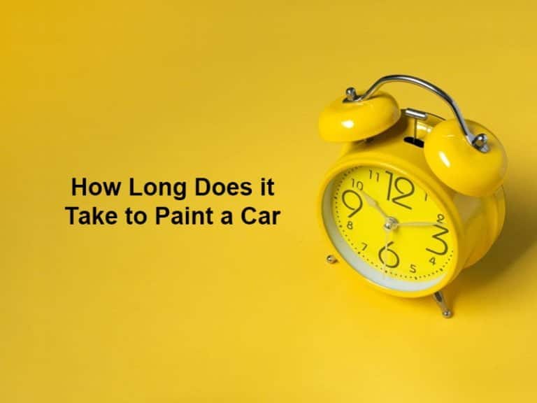 How Long Does it Take to Paint a Car - (And Why)?