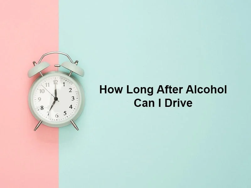 ¿Cuánto tiempo después del alcohol puedo conducir?
