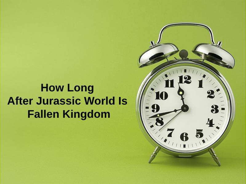 How Long After Jurassic World Is Fallen Kingdom
