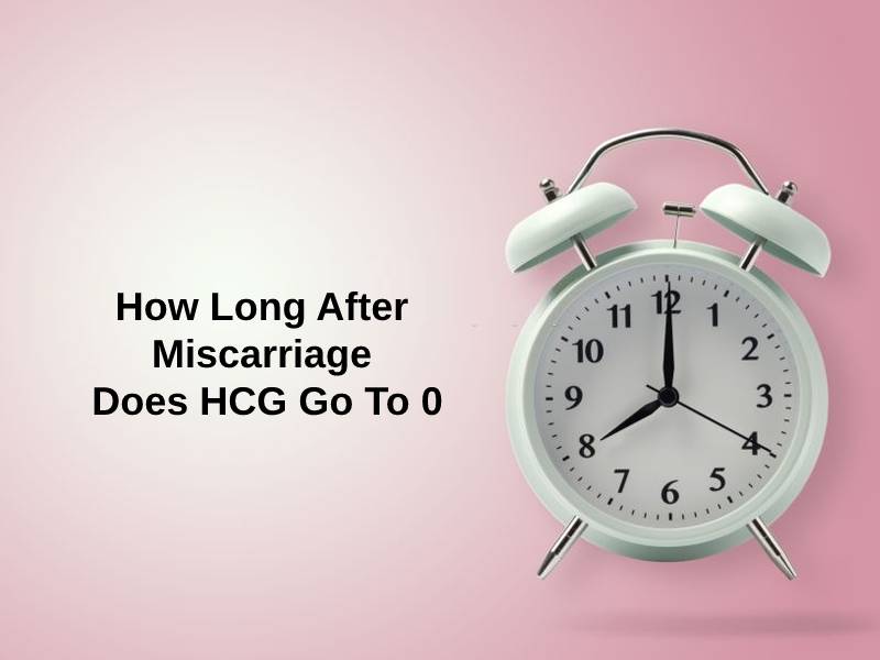 How Long After Miscarriage Does HCG Go To 0