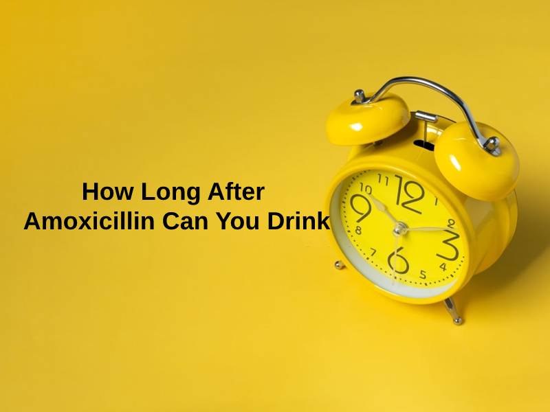 How Long After Amoxicillin Can You Drink