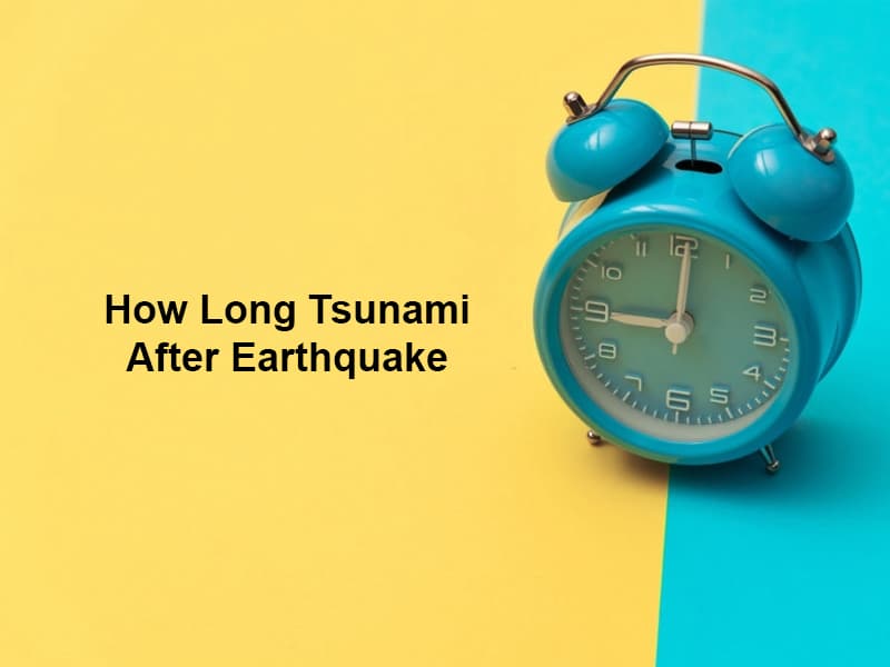 How Long Tsunami After Earthquake