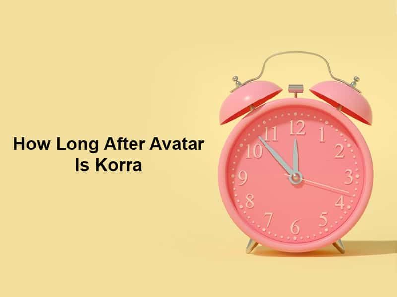 How Long After Avatar Is Korra