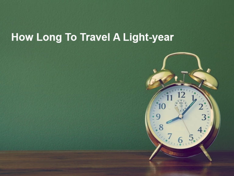 travel light years time