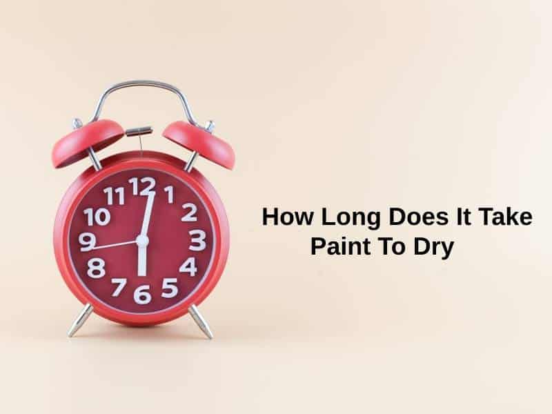 How Long Does It Take Paint To Dry (And Why)?