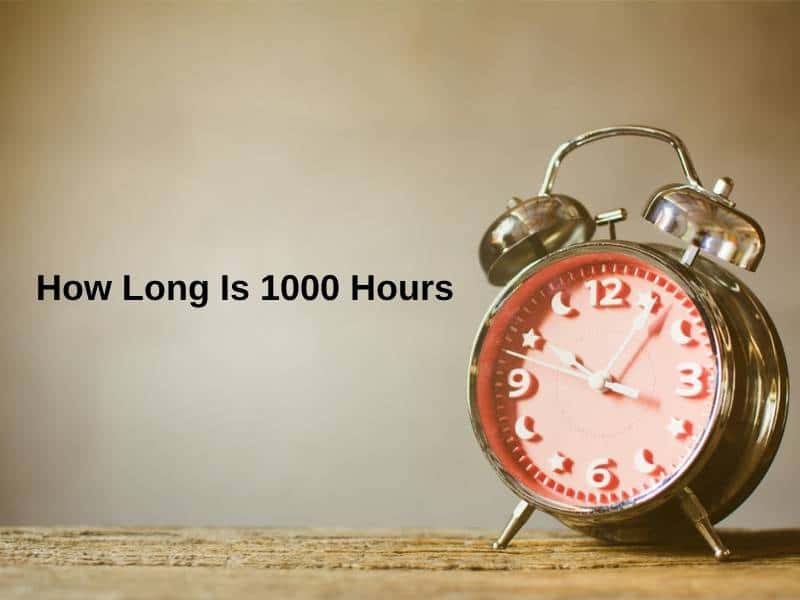 How Long Is 1000 Min In Hrs