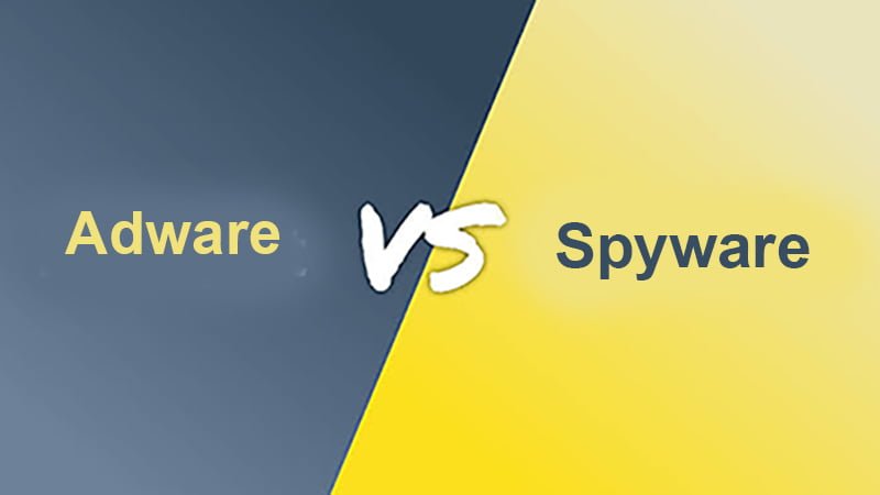Adware versus spyware