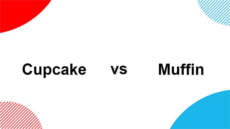 Difference Between Cupcake And Muffin With Table