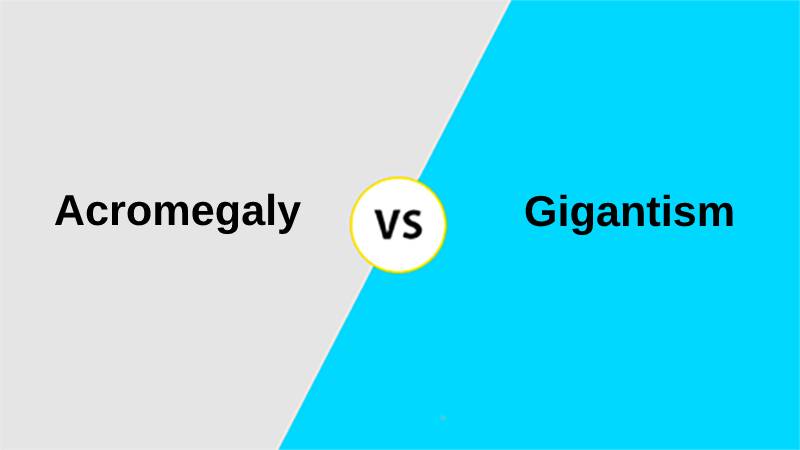 Diferencia entre acromegalia y gigantismo