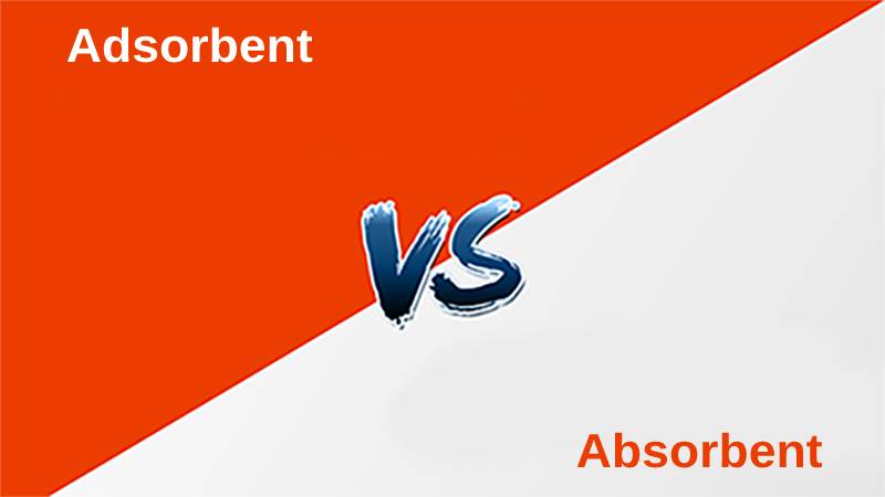 Diferencia entre adsorbente y absorbente