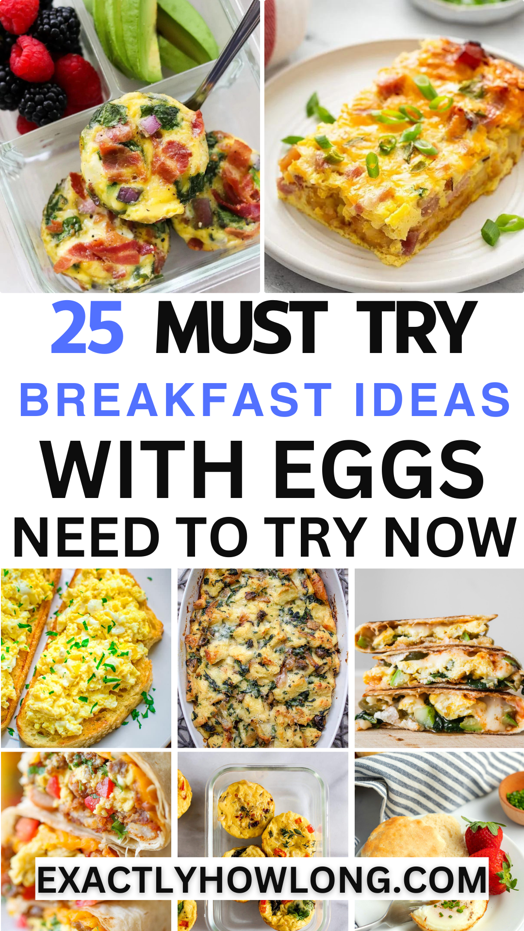 Idées de petit-déjeuner avec des œufs