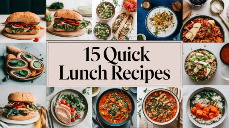 15 Quick Lunch Recipes - Explore speedy lunch ideas for the office or classroom. Whether you prefer nutritious salads, simple sandwiches, or filling soups, uncover tasty bento box lunches to enhance your lunchtime experience.