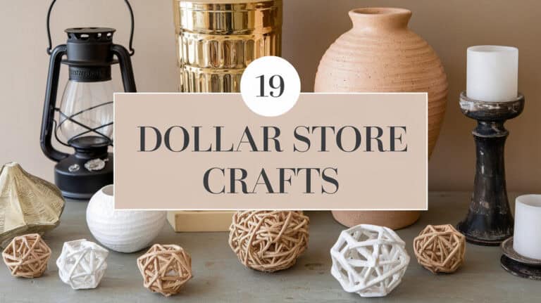 19 Best DIY Dollar Store Crafts - Discover the enchantment of dollar store crafts for adults through our simple DIY dollar tree craft projects! Revamp your living space with affordable DIY home decor concepts, clever organization tips, and seasonal DIY home embellishments. From elegant dollar store wedding decorations to innovative storage solutions, explore the art of repurposing items into trendy and practical creations.