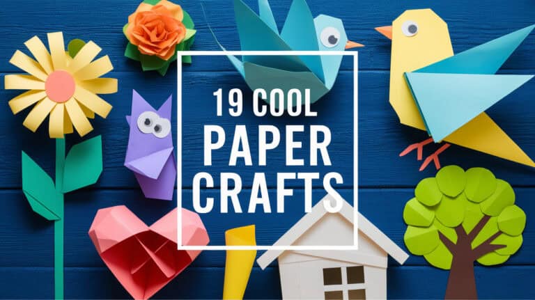 19 Cool Paper Crafts - Just envision the sheer delight of crafting these fantastic paper crafts projects solo! This incredible assortment promises to ignite your creativity, uplift your spirits, and spread happiness throughout your household!