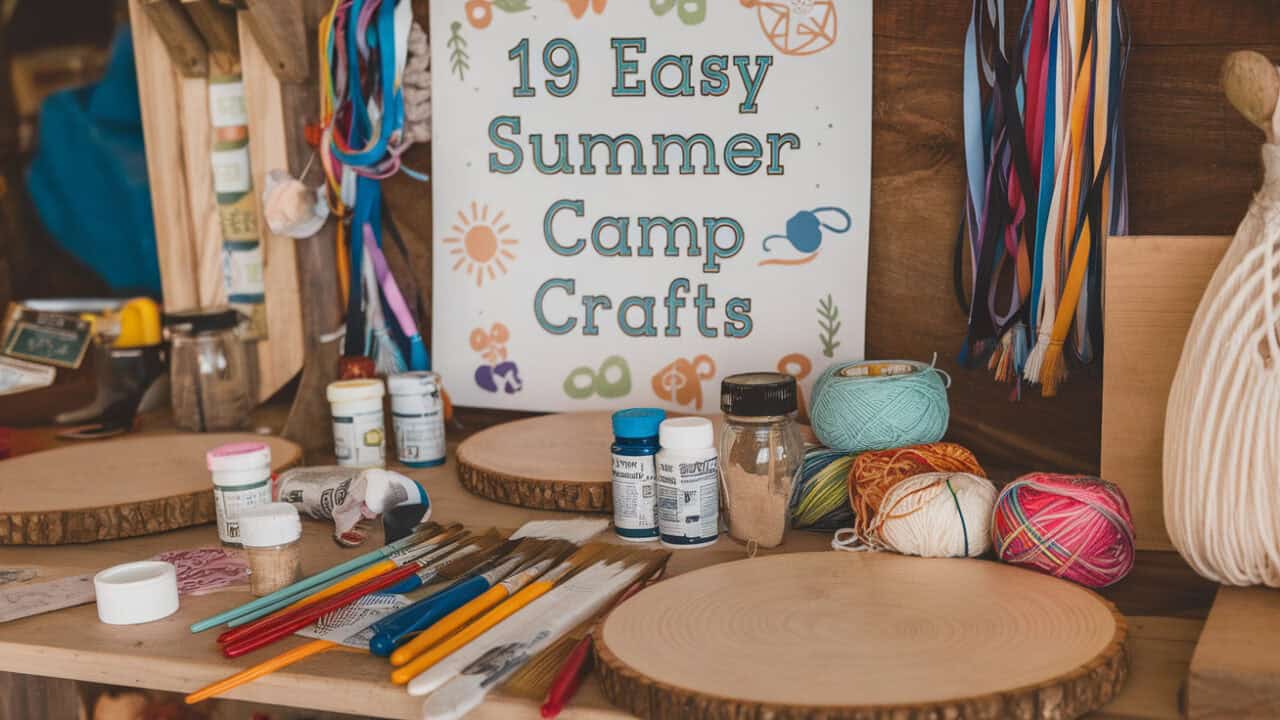 19 Easy Summer Camp Crafts