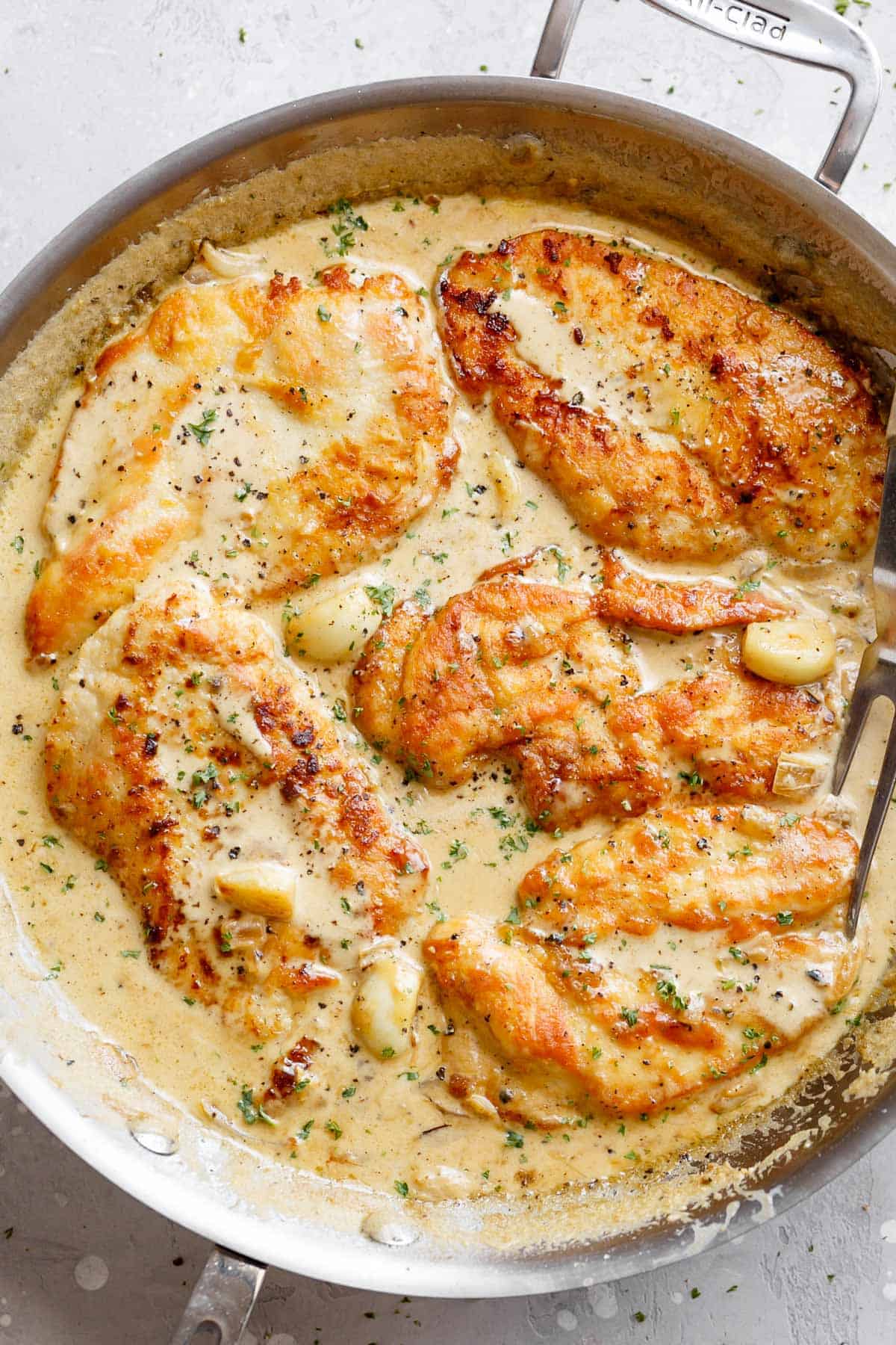 Creamy Garlic Chicken IMAGE 1